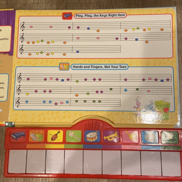 Vintage Sesame Street Elmo’s Piano (Musical book) - Picture 5 of 6